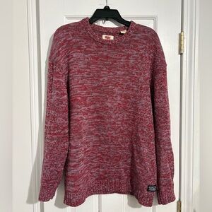 Levi's Men’s Marbled Red Sweater